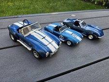 Ertl Shelby AC Cobra 1:18 1:24 Corvette Modellauto konvolut bastler defekt Blau