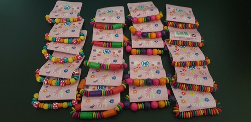 20x kinder armband holz - 20x,