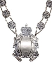 Schützenkette altsilber - schützenkette,
