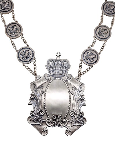 Schützenkette altsilber - schützenkette,