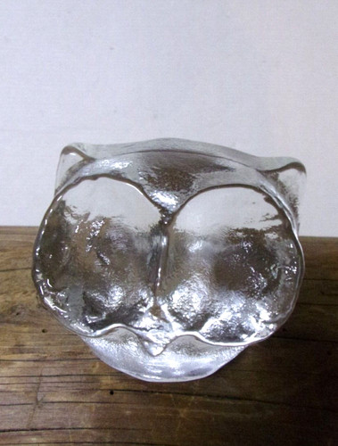 Glas briefbeschwerer eule - briefbeschwerer,