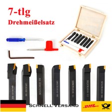 7tlg Set 16mm CNC Drehbank Drehwerkzeug Drehmeissel Drehstahl Satz Drehmeißel