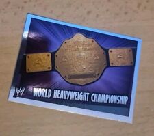 WWE Topps Slam Attax Rumble World Heavyweigt Championship Belt Wrestling Card 43