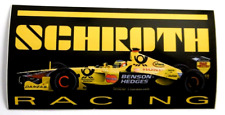 Werbe-Aufkleber Schroth Racing Renngurte Formel Eins F1 Motorsport Jordan 2000