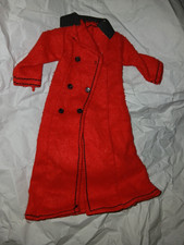 "Barbie" Kleidung -Mantel in Rot  Vintage 70er Jahre