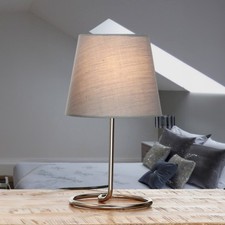 Tischleuchte Stoff Metall in