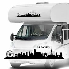 München Skyline 130cm Auto Aufkleber B115 Wohnmobil Wohnwagen Camper Bus Urlaub 