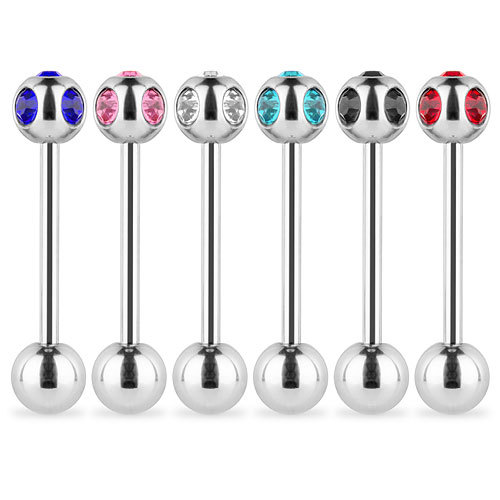 Zungenpiercing hantel barbell - hantel,