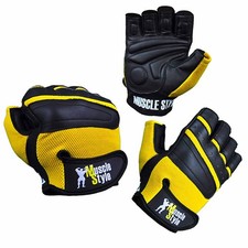 MuscleStyle Ultra Gym Fitnesshandschuhe Training Sport Halbefingerhandschuhe