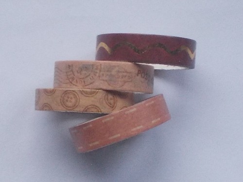 Meter washi tape 1 cm - 4x, 3x