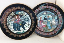 2 Wandteller- Villeroy & Boch Heinrich W. Germany - Märchen aus Russland TOP