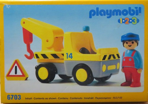 Playmobil 3 abschleppwagen - 1-2-3,