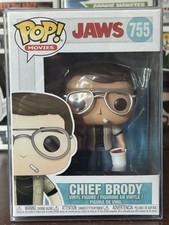 Funko Pop Figur Horror Jaws Chief Brody 755 Der Weiße Hai Mit Protektor