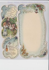 JUGENDSTIL LITHO MENÜ KARTE 