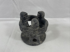 Freundeskreis mit 3 Freunden Handwerkskunst Teelichthalter Kerzenhalter 12cm