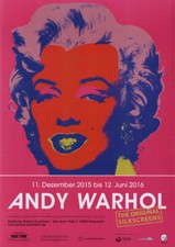 Andy Warhol - The Original Silkscreens ORIGINAL Ausstellungspl. Marilyn Monroe