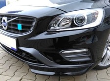 Frontansatz Flaps für Volvo S60  V60 nur für R-Design   2014-18 Frontlippe Set