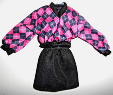 %**Schönes Barbie Outfit*Kleidung*Pullover mit Rock*Standard 29cm**%