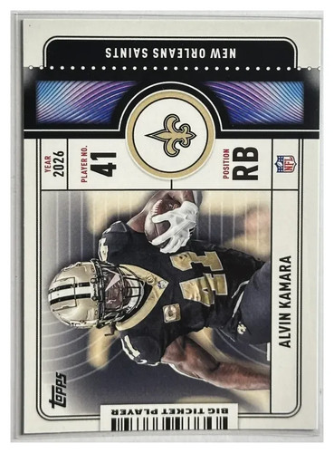 Alvin kamara btp - -, topps