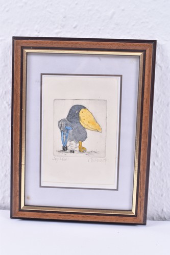 Vincenti farbradierung vogel - vincenti,