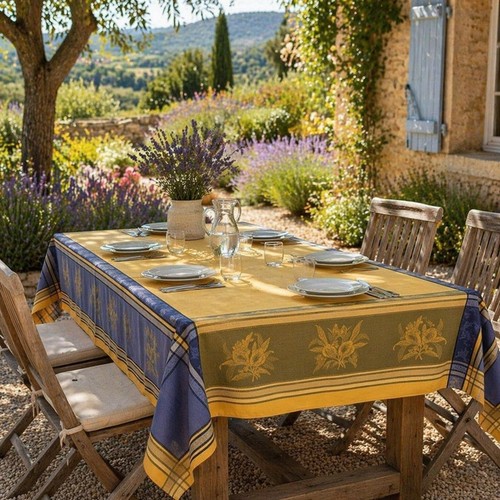 Tischdecke jacquard baumwolle - tischdecke,