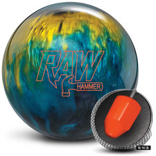 Bowling Ball Hammer RAW Smoke Blue Gold