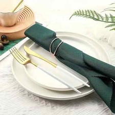 6 Serviettenringe silber