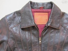 Levi's Jacke Lederjacke Gr. L ( M !), Braune Vintage Echt Leder Damenjacke KULT!