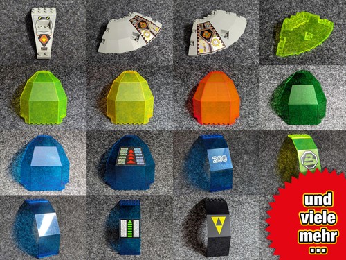 Große lego space panele - panele,