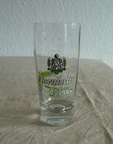 Altes ddr brauerei bierglas - altes,