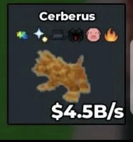 Steal brainrot cerberus gold - a,