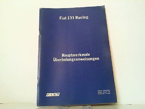 Fiat 131 racing hauptmerkmale - fiat, racing.