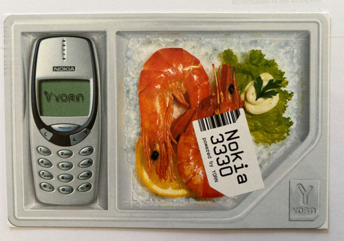 Nokia 3330 werbepostkarte - 3330,