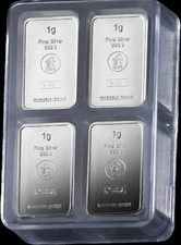 1 X 1 Gramm Silberbarren v