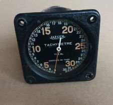 Jaeger Tachymetre TCE 33a um 1940 Drehzahlmesser 24V Luftwaffe Luftfahrt 