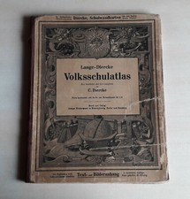 Lange-Diercke Volksschulatlas - 570. Auflage - 30er/40er Jahre - Diercke Atlas
