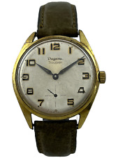 Herrenarmbanduhr Dugena Troupier Handaufzug AS 1130, funktioniert