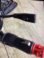 Kühlboxkabel 12 Volt,Auto 12 Volt Kabel,mit DIN Stecker,mit Adapter,NOS,