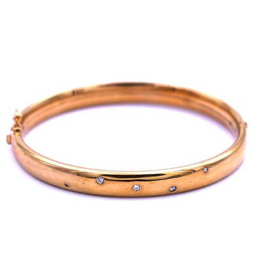 Gold armreif mit ct - gold, 0.07