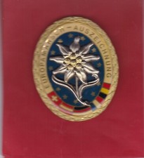 BW - Gebirgsjäger? - Europamarsch-Auszeichnung - Plakette aus Metall