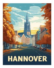 Hannover Stadtbild Wandkunst