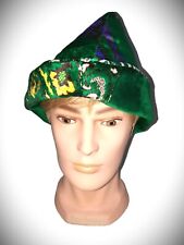 Robin Hood Hut Spitzhut Unikat Kappe Bogenschütze Mütze Mittelalter grün
