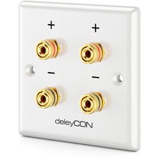 Lautsprecher Wanddose für 2