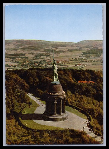 Ansichtskarte hermannsdenkmal - ansichtskarte,