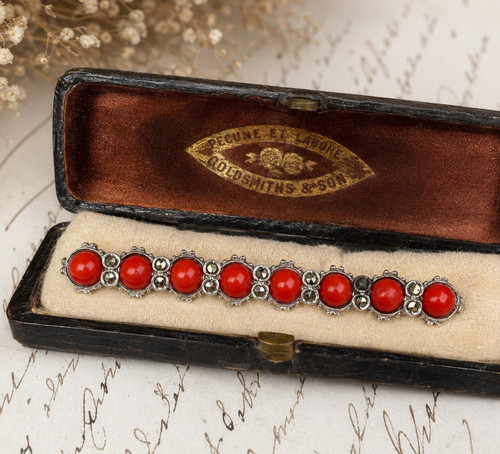 Brosche koralle 830 - brosche,, koralle,