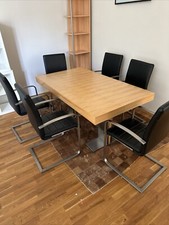 Esstisch Tisch mit 8 Stühlen  Essgruppe Esstischset Esszimmertisch 