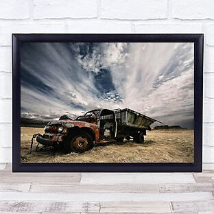 Rusty truck old - rusty,