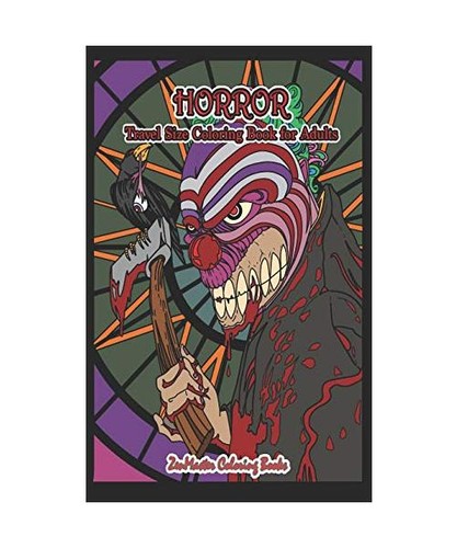 Horror travel size coloring - horror,