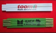 2 Zollstöcke Maßstäbe aus