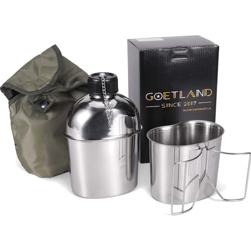 Militär feldflasche set - militär,